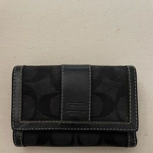 COACH wallet black